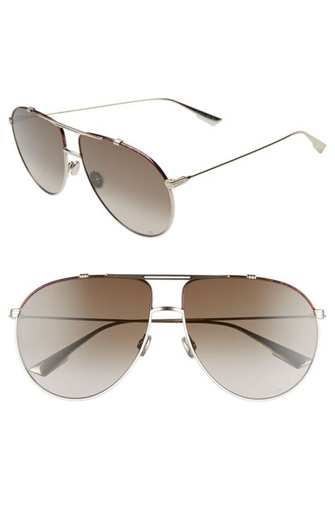 christian dior reflected 63mm aviator sunglasses|christian dior sunglasses men's.